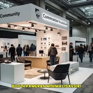 booth pameran minimalis kediri